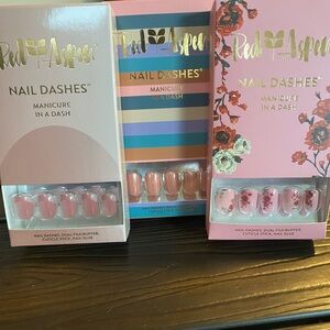 Nail Dashes, 3 sets. Brand new in boxes.